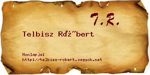 Telbisz Róbert névjegykártya