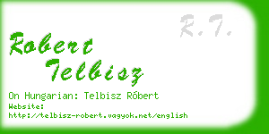 robert telbisz business card